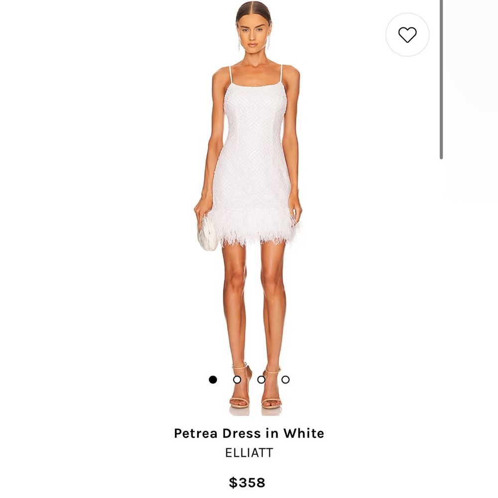 Elliatt White Mini Dress NWT